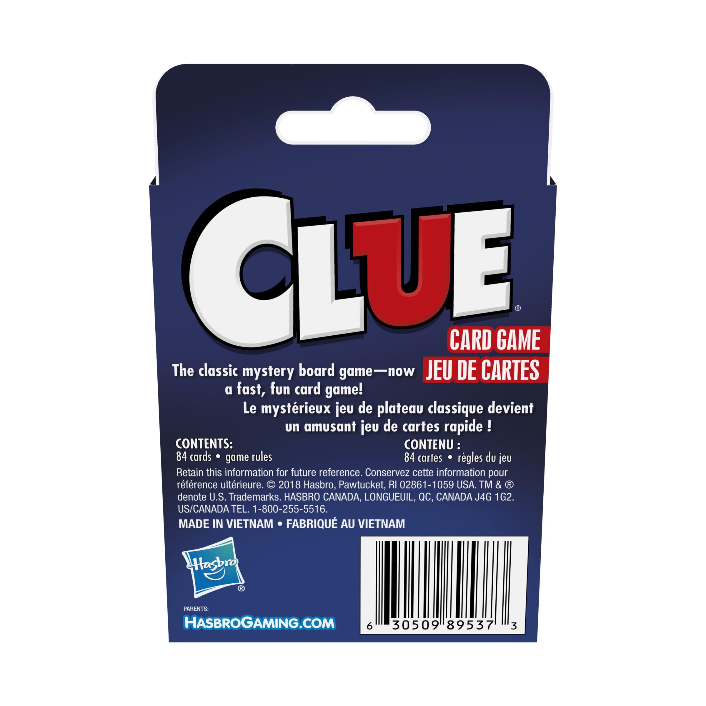 Amazon | Clue Card Game for Kids Ages 8 & Up, 3-4 Players Strategy